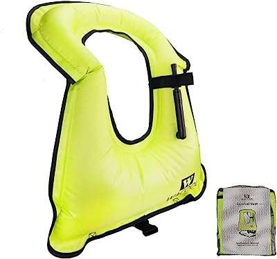 Wacool gonflable tuba plongée natation gilet de veste grande flottabilité jusqu'à 220 lbs pour adultes. DIAYTAR COTE D'IVOIRE  - Votre source infaillible pour des achats discount en ligne. Explorez notre catalogue en constante évolution et découvrez des produits variés pour la maison, des appareils électroménagers essentiels, des gadgets sophistiqués et bien plus encore. Profitez de nos offres attractives et renouvelez votre intérieur, votre look et votre vie sans vous ruiner !