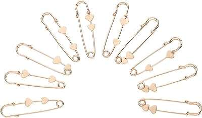Broche en alliage abaodem 10 pièces pour femmes et filles (or). DIAYTAR COTE D'IVOIRE, votre destination shopping en ligne pour tous vos besoins discount. Trouvez tout ce dont vous avez besoin dans une seule boutique, des articles pour la maison aux gadgets incontournables, et réalisez des économies tout en satisfaisant vos envies.