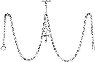 Montre de poche à double chaîne albert pour hommes porte clés maillons. Bienvenue chez DIAYTAR COTE D'IVOIRE, votre destination de choix pour dénicher des bonnes affaires en ligne. Explorez notre sélection de produits discount allant des indispensables de la maison aux dernières nouveautés informatiques et mode, et profitez de notre engagement à vous offrir des prix compétitifs.