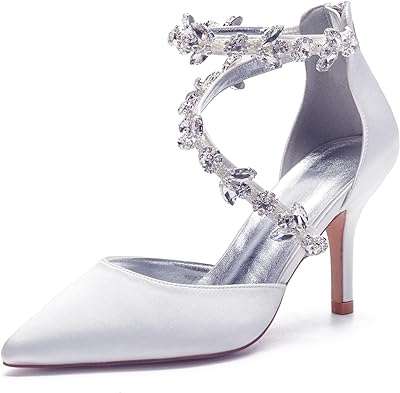Chaussures de bal de mariage à bout pointu avec strass pour femmes. Ne cherchez plus, DIAYTAR COTE D'IVOIRE  est là pour vous offrir des produits discount de qualité supérieure. Que vous ayez besoin d'appareils électroménagers performants, de vêtements tendance ou de gadgets innovants, notre boutique en ligne propose des offres exceptionnelles dans tous les domaines, tandis que votre portefeuille reste protégé.