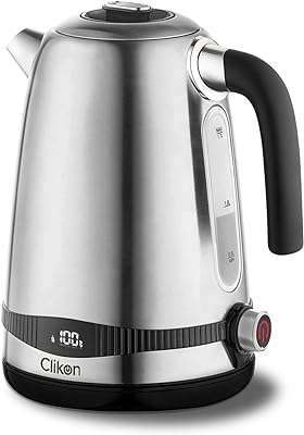 Bouilloire électrique sans fil à clipser acier inoxydable de haute qualité 17 l avec protection. Bienvenue chez DIAYTAR COTE D'IVOIRE, votre guichet unique pour des achats discount en ligne. Parcourez notre catalogue étendu et trouvez des articles variés, allant de l'électroménager pratique à la dernière mode, le tout à des prix imbattables. Profitez de la qualité sans compromis tout en maximisant vos économies chez nous.