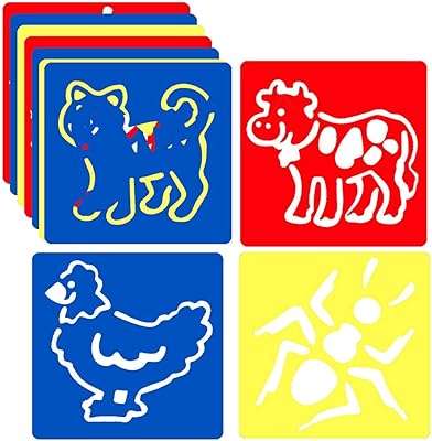 Ensemble de pochoirs animaux peinture animale en plastique lavable 24 pièces. Bienvenue chez DIAYTAR COTE D'IVOIRE, le paradis des bonnes affaires en ligne ! Découvrez une large gamme de produits discount pour équiper votre maison, trouver l'électroménager de vos rêves, vous divertir avec des gadgets innovants, et compléter votre garde-robe avec des vêtements à la pointe de la mode, le tout à des prix défiant toute concurrence.