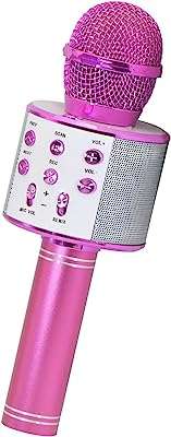 Cadeaux pour filles de 4 à 10 ans microphone karaoké bluetooth. DIAYTAR COTE D'IVOIRE  : votre partenaire idéal pour des achats en ligne abordables et variés. Parcourez notre large sélection de produits discount, des appareils électroménagers aux vêtements et accessoires de mode, en passant par les gadgets dernier cri. Faites des économies sans compromettre la qualité grâce à DIAYTAR COTE D'IVOIRE  !