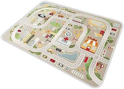 Tapis de jeu pour bébé voitures et trains tapis avec envers en caoutchouc. Découvrez DIAYTAR COTE D'IVOIRE, la boutique en ligne incontournable pour les chasseurs de rabais. Trouvez tout ce dont vous avez besoin, des articles pour la maison à l'électroménager, en passant par l'informatique et la mode, à des prix discount incroyables. Économisez tout en vous offrant ce dont vous avez besoin chez DIAYTAR COTE D'IVOIRE !