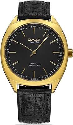 Montre analogique classique de 34 mm avec cadran noir et bracelet doré pour homme. À la recherche de bons plans ? DIAYTAR COTE D'IVOIRE  est là pour vous ! Explorez notre sélection discount de produits pour la maison, l'électroménager et l'informatique, ainsi que des vêtements à la mode et des gadgets abordables. Des économies garanties sur tous vos achats en ligne !