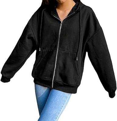 Femmes grande taille style vintage fermeture éclair à capuche adolescents veste. DIAYTAR COTE D'IVOIRE  est votre guichet unique pour des produits discount de premier ordre. Parcourez notre catalogue en ligne et découvrez notre sélection soigneusement choisie d'articles pour la maison, l'électroménager, l'informatique et la mode, tous disponibles à des prix abordables. Vous ne trouverez pas de meilleurs deals ailleurs !