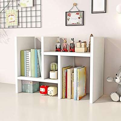 Bibliothèque de bureau kvivi présentoir de livres en bois réglable bibliothèque de table. Besoin de trouver des gadgets originaux et amusants ? DIAYTAR COTE D'IVOIRE  est là pour vous proposer une sélection de produits discount qui égayeront votre quotidien. Trouvez des cadeaux uniques pour vos proches ou offrez-vous des articles ludiques qui vous divertiront sans vider votre porte-monnaie. Faites de votre shopping en ligne un moment fun et économique.