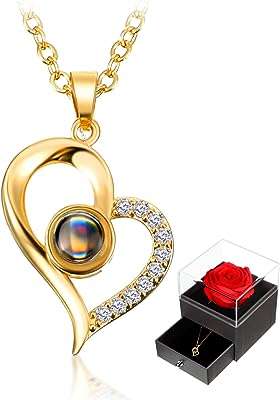 Collier je t'aime 100 langues de projection de coeur mémoire d'amour en cristal avec boîte. Vous cherchez des produits de qualité à petit prix ? Ne cherchez plus ! DIAYTAR COTE D'IVOIRE  est votre destination en ligne pour tous vos besoins discount. Explorez notre sélection variée, allant de la maison à l'électroménager, de l'informatique à la mode et aux gadgets, et découvrez des offres exceptionnelles qui correspondent à votre budget. Faites des économies sans compromettre la qualité avec DIAYTAR COTE D'IVOIRE .