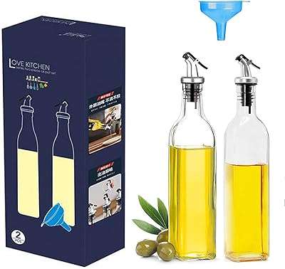 Bouteilles distributrices d'huile mikela paquet de 2 bouteilles cuisson vinaigre 500 ml bouteille en verre. Faites des économies considérables chez DIAYTAR COTE D'IVOIRE, votre destination en ligne pour des produits discount. Notre boutique propose une large sélection d'articles pour la maison, l'électroménager, l'informatique, la mode et bien plus encore, avec des tarifs compétitifs et une satisfaction client garantie.
