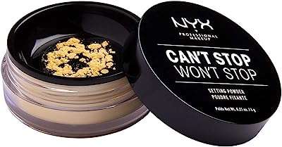 Poudre fixatrice can't stop won't stop nyx professional makeup jaune 06. Avec DIAYTAR COTE D'IVOIRE, vous pouvez profiter de produits discount de qualité supérieure sans compromettre votre budget. Notre boutique en ligne propose une vaste sélection d'articles, allant des essentiels pour la maison aux gadgets dernier cri, tous proposés à des prix compétitifs pour vous offrir un véritable rapport qualité-prix.