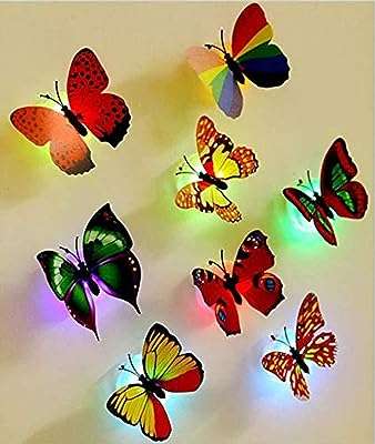 10 pièces autocollants muraux led papillon 3d décoration de la maison. Ne payez pas le prix fort lorsque vous pouvez obtenir des produits discount de qualité chez DIAYTAR COTE D'IVOIRE  ! Notre boutique en ligne généraliste regorge d'offres incroyables pour la maison, l'électroménager, l'informatique et la mode. Faites des économies dès maintenant et découvrez notre sélection à prix réduits.