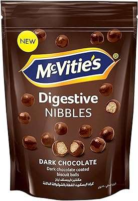 Chocolat noir mcvitie's nibbles 120 g. Ne payez plus le prix fort pour vos achats en ligne, choisissez DIAYTAR COTE D'IVOIRE  et économisez ! Découvrez notre boutique en ligne généraliste offrant une multitude de produits discount, allant des articles pour la maison aux dernières tendances mode en passant par l'informatique et les gadgets. Faites des économies sur tous vos achats sans compromis sur la qualité.