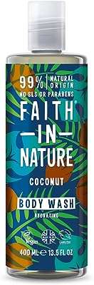 Nettoyant pour le corps faith in nature à la noix de coco