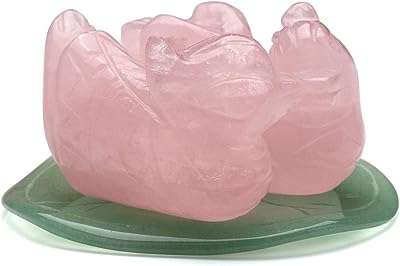 Figurine jovivi canards mandarins en quartz rose inséparables dans lotus (mâle et femelle). Faites des bonnes affaires avec DIAYTAR COTE D'IVOIRE, la référence en matière de produits discount. Notre boutique en ligne propose tout, des appareils électroménagers aux gadgets dernier cri, en passant par les vêtements branchés. Profitez de nos offres exceptionnelles et économisez sur tous vos achats.