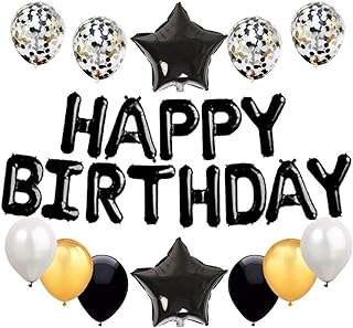 Joyeux anniversaire bannière noire pour décorations de fête d'anniversaire 13 ballons en forme. Devenez le roi des gadgets sans vous ruiner sur DIAYTAR COTE D'IVOIRE . Avec notre collection de produits originaux et abordables, vous aurez toujours le cadeau parfait à portée de main. Parcourez notre boutique en ligne pour découvrir des gadgets étonnants qui feront plaisir à coup sûr.