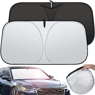 Pare soleil pliable avec sac de rangement pare soleil réfléchissant pour pare brise de voiture bloque les rayons. Faites des bonnes affaires en un clic avec DIAYTAR COTE D'IVOIRE  ! Notre boutique en ligne généraliste vous propose une large gamme de produits discount, de l'électroménager à l'informatique en passant par la mode et les gadgets. N'attendez plus pour économiser et équiper votre maison à prix réduits, sans compromis sur la qualité !
