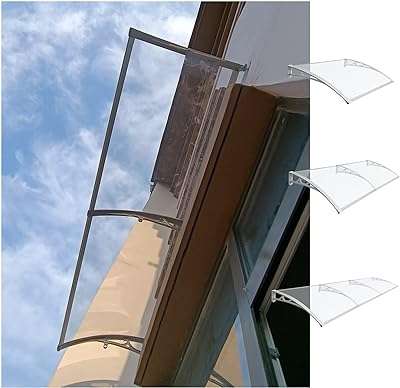 Auvent de porte fenêtre auvent en polycarbonate transparent avec support en métal. Un large choix, des prix imbattables, c'est ce que vous offre DIAYTAR COTE D'IVOIRE . Avec des produits discount pour tous les besoins, de la maison à l'électroménager, de l'informatique à la mode et aux gadgets, notre boutique en ligne va au-delà de vos attentes pour vous proposer des produits abordables sans compromis sur la qualité.
