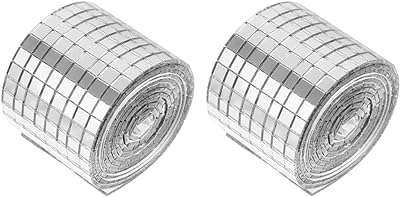 Helfty 2 rouleaux de carreaux de mosaïque miroir auto adhésifs petits carrés amovibles. À la recherche de bons plans et de prix irrésistibles ? DIAYTAR COTE D'IVOIRE  est votre destination ultime ! Explorez notre boutique en ligne généraliste où vous trouverez une large gamme de produits discount, couvrant tous vos besoins. Achetez l'électroménager dont vous avez besoin, renouvelez votre garde-robe ou succombez aux derniers gadgets sans vous ruiner.