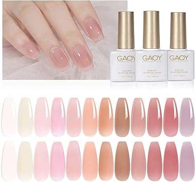 Goui 15 pièces ensemble de vernis à ongles gel gel rose clair avec couche. Faites des économies en un clic avec DIAYTAR COTE D'IVOIRE  - votre guichet unique pour tous vos besoins en produits discount. Explorez notre sélection diversifiée, allant de l'informatique à l'électroménager, et obtenez les articles dont vous avez besoin sans vous ruiner.