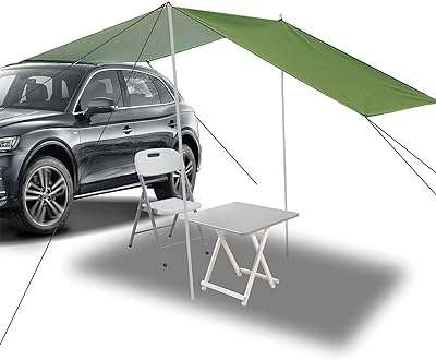 Auvent de voiture multi usage de 14 x 7 pieds tente arrière de camping. La boutique en ligne DIAYTAR COTE D'IVOIRE  propose une large gamme de produits discount pour répondre à tous vos besoins. Obtenez les dernières innovations technologiques, les indispensables pour votre maison et une sélection de vêtements à la mode, le tout à des prix avantageux. Parcourez notre catalogue et profitez de réductions exceptionnelles !