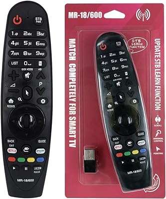 Nouvelle télécommande de remplacement mr 18 600 utilisation universelle pour lg magic smart. DIAYTAR COTE D'IVOIRE, votre partenaire pour des achats électroniques à prix discount. Découvrez notre large choix d'appareils high-tech, des smartphones aux téléviseurs en passant par les enceintes et les caméras. Profitez de nos offres imbattables pour vous équiper des dernières innovations technologiques sans vous ruiner.