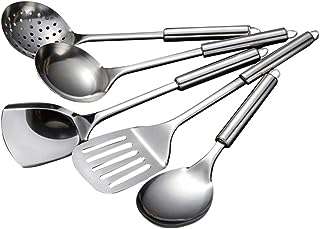Ensemble d'ustensiles de cuisine en acier inoxydable résistant à la chaleur. Mettez fin à la chasse aux bons plans en ligne grâce à DIAYTAR COTE D'IVOIRE . Profitez de notre large éventail de produits discount dans les domaines de la maison, de l'électroménager et bien plus encore. Avec des remises incroyables et des offres spéciales régulières, faites de bonnes affaires sans compromis sur la satisfaction.