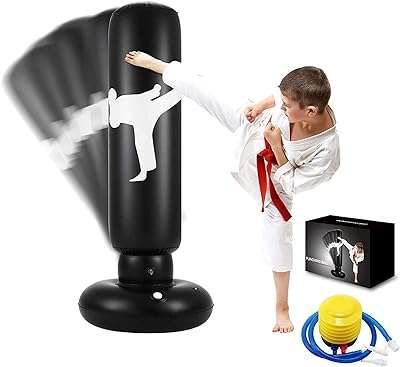 Sac de boxe pour enfants 63 pouces sac gonflable autoportant rebondissent. Votre shopping malin commence ici chez DIAYTAR COTE D'IVOIRE, la boutique en ligne où vous trouverez tout ce dont vous avez besoin à prix mini. Explorez notre vaste sélection d'articles discount, des produits pour la maison aux dernières tendances en mode et en informatique, et offrez-vous des bonnes affaires sans vous ruiner !