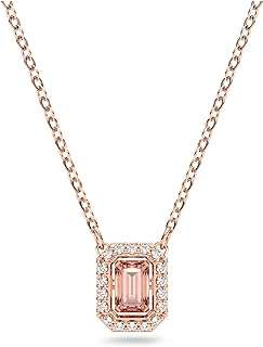 Collier pendentif octogonal en cristal plaqué or rose millenia collection rose. DIAYTAR COTE D'IVOIRE  - La boutique en ligne qui rend les bonnes affaires accessibles à tous. Parcourez notre sélection de produits discount, de l'électroménager pratique à la mode abordable, tout en profitant de notre engagement envers la qualité. Ne payez plus trop cher pour ce dont vous avez besoin, faites vos achats malins chez nous !