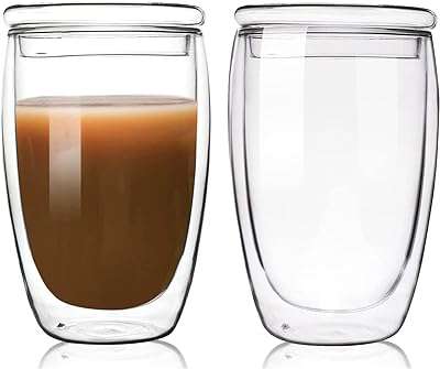 Tasses à café en verre double paroi gigero avec couvercle en verre lot de 2. DIAYTAR COTE D'IVOIRE  - Votre destination discount pour tous vos besoins. Parcourez notre collection de produits de haute qualité, allant de la maison à l'électroménager, de l'informatique à la mode, et trouvez les meilleures offres en ligne. Profitez de nos prix imbattables et faites des économies dès maintenant!