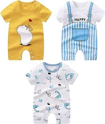 3 pièces bébé garçons barboteuse à manches courtes body onesie coton infantile en fant. Discover an endless array of discounted products at DIAYTAR COTE D'IVOIRE, your go-to destination for all things affordable. Whether it's appliances, electronics, fashionable clothing, or tech-savvy gadgets, our online store offers unbeatable deals that guarantee incredible savings without compromising on quality.