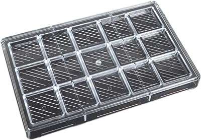 Moule à chocolat en polycarbonate vert pluie motif carré pour bricolage de bonbons. DIAYTAR COTE D'IVOIRE  : la solution idéale pour des achats malins en ligne. Profitez de notre large gamme de produits discount, allant des appareils électroménagers essentiels aux dernières tendances de la mode, en passant par les accessoires informatiques indispensables, et économisez tout en vous faisant plaisir.