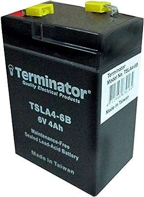 Batteries au plomb scellées terminator rechargeables tsla 4 6v. Faites de bonnes affaires en ligne avec DIAYTAR COTE D'IVOIRE, votre destination ultime pour des produits discount de qualité. Découvrez notre catalogue diversifié comprenant des articles pour la maison, l'électroménager, l'informatique, la mode et les gadgets. Optez pour des prix réduits sans compromettre sur la qualité grâce à DIAYTAR COTE D'IVOIRE .