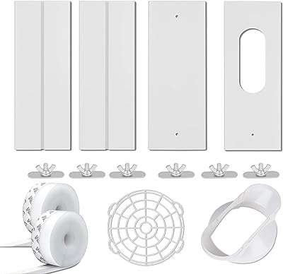 Ensemble de fenêtre de climatiseur portable ac avec kit de ventilation coulissant joint 3 m pour tuyau. DIAYTAR COTE D'IVOIRE  - Votre solution en ligne pour des achats malins à petit prix. Explorez notre vaste gamme de produits discount, des indispensables pour la maison aux dernières nouveautés en matière d'informatique, de mode et de gadgets. Économisez sans compromis sur la qualité en choisissant notre boutique en ligne.