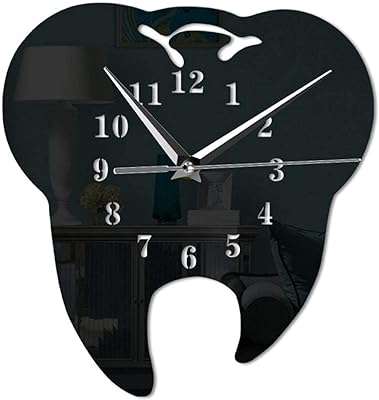 Horloge murale miroir dentaire découpée au laser décoration de bureau de clinique. DIAYTAR COTE D'IVOIRE  est votre destination en ligne pour trouver une vaste sélection de produits à prix réduits. Que vous recherchiez des articles pour la maison, des appareils électroménagers de qualité, du matériel informatique ou même des accessoires de mode tendance, vous êtes sûr de trouver les meilleures affaires chez nous !