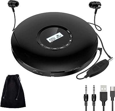 Lecteur cd portable 1400mah walkman rechargeable gueray discman personnel avec prise casque de disque. DIAYTAR COTE D'IVOIRE  - votre source incontournable de produits discount en ligne. Avec notre sélection diversifiée allant de la maison à l'électroménager, de l'informatique à la mode, profitez de tarifs défiant toute concurrence. Faites des économies intelligentes et commandez dès maintenant !