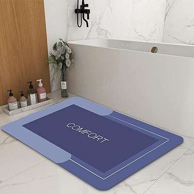 Tapis de sol de salle de bain (bleu marine) utilisable dans la bain cuisine et chambre. Ne cherchez plus ailleurs, DIAYTAR COTE D'IVOIRE  offre une large gamme de produits discount en ligne. Faites des affaires exceptionnelles dans tous les domaines, qu'il s'agisse de l'informatique, de la maison ou de la mode. Avec notre sélection variée et notre engagement envers les prix bas, vous êtes sûr de trouver ce que vous recherchez.
