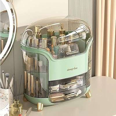 Organisateur de maquillage organisateur de vanité vitrines de cosmétiques portables avec tiroir et couvercle. Vous recherchez des produits discount de qualité garantie ? Ne cherchez plus ! DIAYTAR COTE D'IVOIRE  propose une vaste sélection d'articles de maison, d'électronique, d'informatique, de mode et bien plus encore, le tout à des prix compétitifs pour satisfaire tous vos besoins.