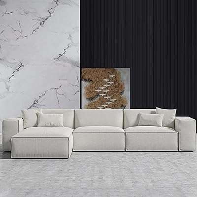 Ensemble de canapés de luxe en forme de l canapé sectionnel au design moderne pour le salon. Vous cherchez des bonnes affaires en ligne ? Rendez-vous sur DIAYTAR COTE D'IVOIRE, votre destination idéale pour des produits discount dans tous les secteurs. Trouvez des offres incroyables sur des produits essentiels tels que l'électroménager, l'informatique et la mode. Économisez tout en faisant des achats intelligents chez nous.