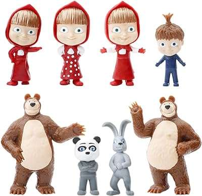 Figurines masha et l'ours xsupsydy 8 pièces décoration de gâteau l'ours. Bienvenue chez DIAYTAR COTE D'IVOIRE, la plateforme en ligne par excellence pour vos besoins en produits discount ! Parcourez notre sélection impressionnante, allant de l'électroménager haut de gamme aux accessoires informatiques dernier cri, des vêtements tendance aux gadgets innovants. Ne cherchez plus, nous sommes là pour rendre votre expérience de shopping abordable et inoubliable.