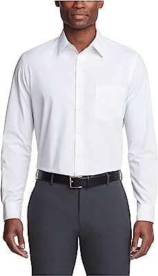 Chemise habillée pour homme coupe régulière en popeline unie. DIAYTAR COTE D'IVOIRE  - le paradis du shopping à prix cassé ! Parcourez notre catalogue en ligne et découvrez une multitude de produits à prix discount, allant des articles de la maison aux gadgets high-tech les plus branchés. Profitez de taux de remise incroyables sur tous vos achats.