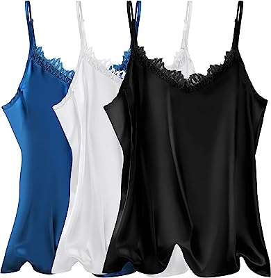 Ensemble 3 pièces haut sans manches en satin soyeux avec bretelles spaghetti et col. Besoin de produits discount en un seul endroit ? DIAYTAR COTE D'IVOIRE  est là pour vous ! Explorez notre boutique généraliste et découvrez une multitude d'articles à prix réduit, couvrant tous vos besoins, de l'électroménager à la mode en passant par l'informatique. Naviguez en toute simplicité et trouvez les meilleures affaires en ligne chez DIAYTAR COTE D'IVOIRE  !