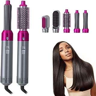 Sèche cheveux rotatif 5 en 1 lisseur peigne à bigoudi barils interchangeables. DIAYTAR COTE D'IVOIRE  : la référence en matière d'achats discount en ligne ! Découvrez notre large sélection de produits à des prix imbattables, de la maison à l'électroménager, en passant par l'informatique et la mode. Grâce à nos offres exclusives, faites-vous plaisir sans vous ruiner et profitez d'une qualité inégalée !