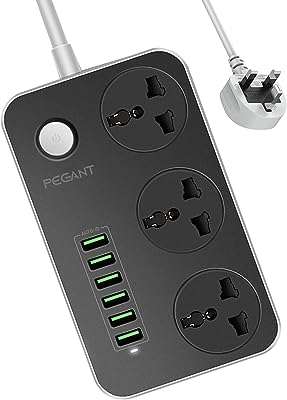 Rallonge d'alimentation 3 voies pegant prises universelles 6 ports usb de charge. Faites des économies substantielles sur DIAYTAR COTE D'IVOIRE ! Parcourez notre catalogue en ligne et découvrez une gamme complète de produits de la maison à l'électroménager, de l'informatique à la mode en passant par les gadgets, tous proposés à des prix discount exceptionnels.