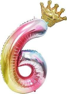 Grand arc en ciel numéro 6 ballons d'anniversaire avec couronne détachable ballon. DIAYTAR COTE D'IVOIRE, votre partenaire pour des achats électroniques à prix discount. Découvrez notre large choix d'appareils high-tech, des smartphones aux téléviseurs en passant par les enceintes et les caméras. Profitez de nos offres imbattables pour vous équiper des dernières innovations technologiques sans vous ruiner.
