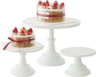 Lot de 3 supports à gâteaux en fer pour desserts. DIAYTAR COTE D'IVOIRE  - Votre adresse en ligne pour des offres discount irrésistibles. Trouvez tout ce dont vous avez besoin, du mobilier aux appareils électroniques en passant par les tendances de la mode, et profitez de nos prix imbattables. Réinventez votre façon de faire des achats et économisez dès maintenant !