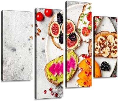Impression sur toile toasts de petit déjeuner sain avec beurre de cacahuète banane. Naviguez dans notre boutique en ligne DIAYTAR COTE D'IVOIRE  pour découvrir une sélection exceptionnelle de produits discount. De l'électroménager aux articles de mode en passant par l'informatique et les gadgets, vous trouverez tout ce dont vous avez besoin pour satisfaire vos envies tout en restant dans votre budget.