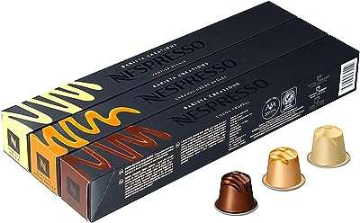 Capsules d'espresso nespresso original line vanilio ciocatino caramelito 30 capsules. DIAYTAR COTE D'IVOIRE  - la destination ultime pour des achats en ligne pratiques et économiques. Découvrez notre large éventail de produits discount, allant des appareils ménagers aux technologies de pointe, en passant par la mode tendance, et profitez de nos offres imbattables pour réaliser des économies substantielles.