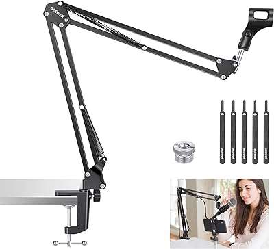 Pied de microphone réglable adapté aux studios de radio et aux chaînes de télévision. Chez DIAYTAR COTE D'IVOIRE, nous croyons que le shopping discount ne devrait pas signifier sacrifier la qualité. Parcourez notre boutique en ligne pour trouver des prix imbattables sur une large sélection de produits, allant de l'électroménager à la mode. Achetez malin avec DIAYTAR COTE D'IVOIRE  !