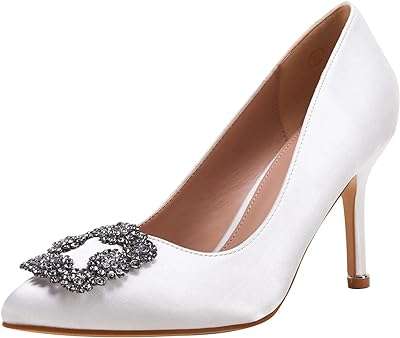 Escarpins de mariage classiques à talons hauts pour femmes avec boucle. Ne cherchez plus, DIAYTAR COTE D'IVOIRE  est là pour vous offrir des produits discount de qualité supérieure. Que vous ayez besoin d'appareils électroménagers performants, de vêtements tendance ou de gadgets innovants, notre boutique en ligne propose des offres exceptionnelles dans tous les domaines, tandis que votre portefeuille reste protégé.