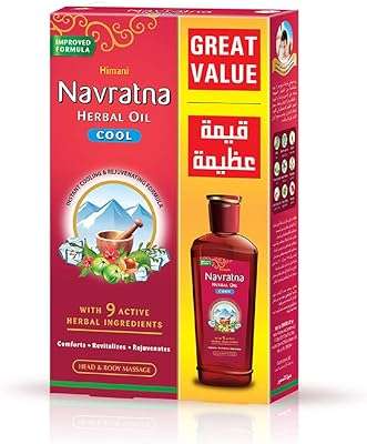 Huile à base de plantes fraîche navratna | avec 9 ingrédients actifs soulage le stress. Avec DIAYTAR COTE D'IVOIRE, obtenez le meilleur rapport qualité-prix sur tous vos achats en ligne. Parcourez notre catalogue diversifié et faites des économies sur des produits essentiels pour la maison, les équipements informatiques et même les dernières tendances en matière de mode.